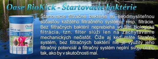 BioKick Oase Štartovacie filtračné baktérie