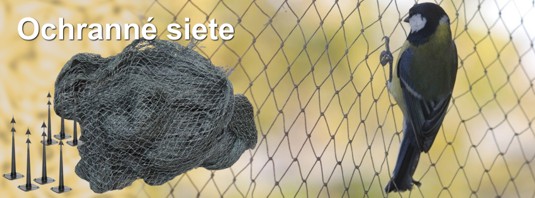 Ochranné siete proti vtákom
