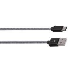 Solight USB-C kbel, USB 2.0 A konektor - USB-C 3.1 konektor, blister, 1m