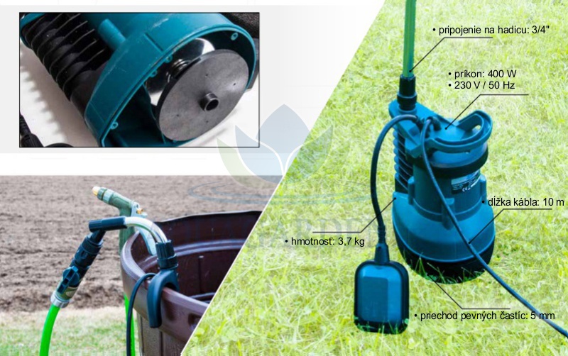 XTline XT11250 - Drenážne čerpadlo