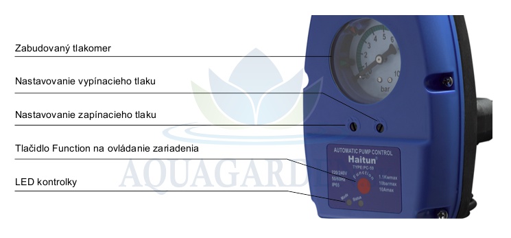 Haitun PC-59 Press Kontrol - Prietokový spínač