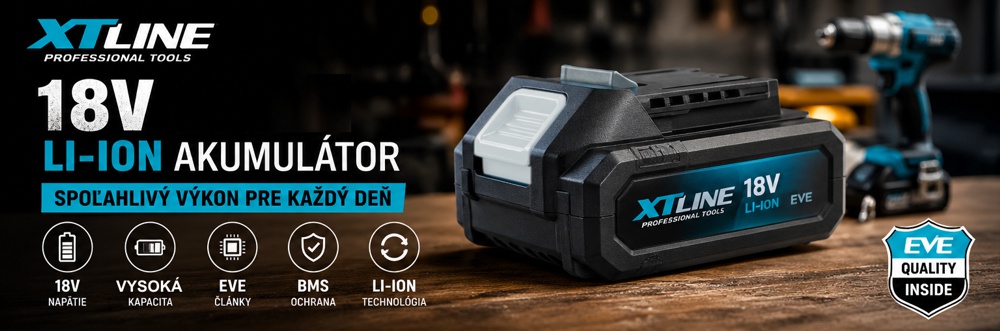 XTline akumul�tor s �l�nkami EVE