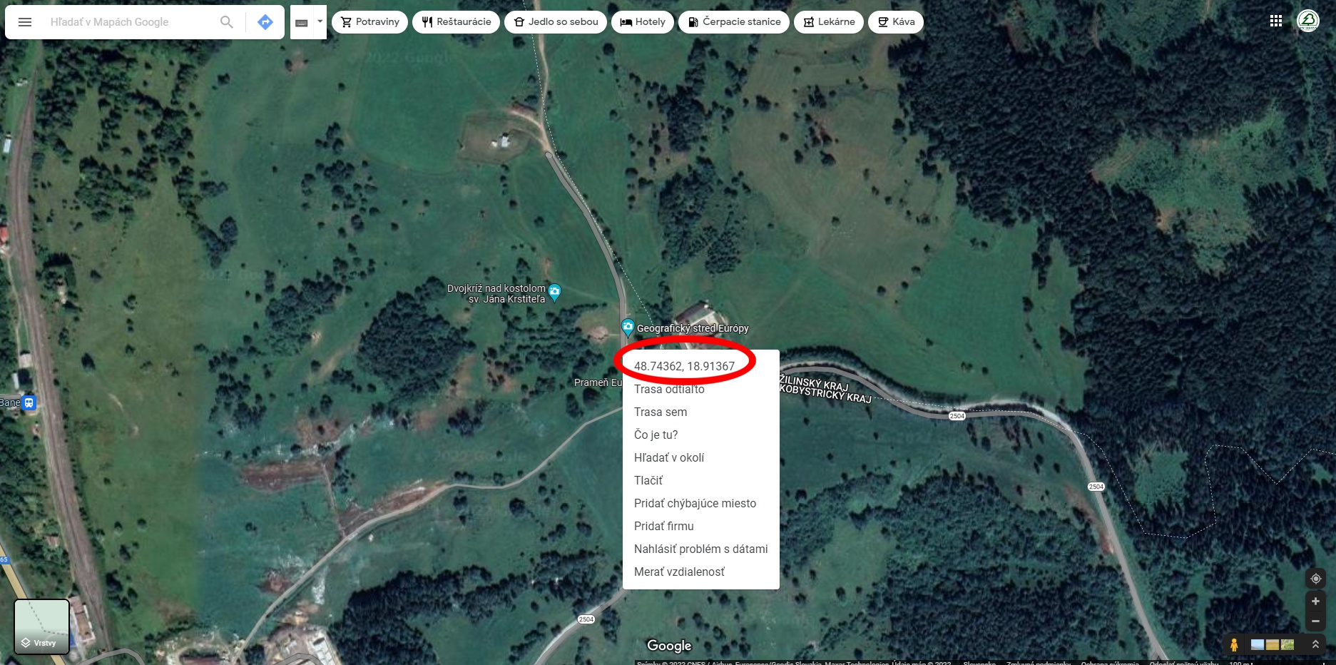 GPS súradnice
