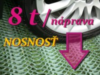 Nosnosť zatravnovacej rohoze - zaťaženie
