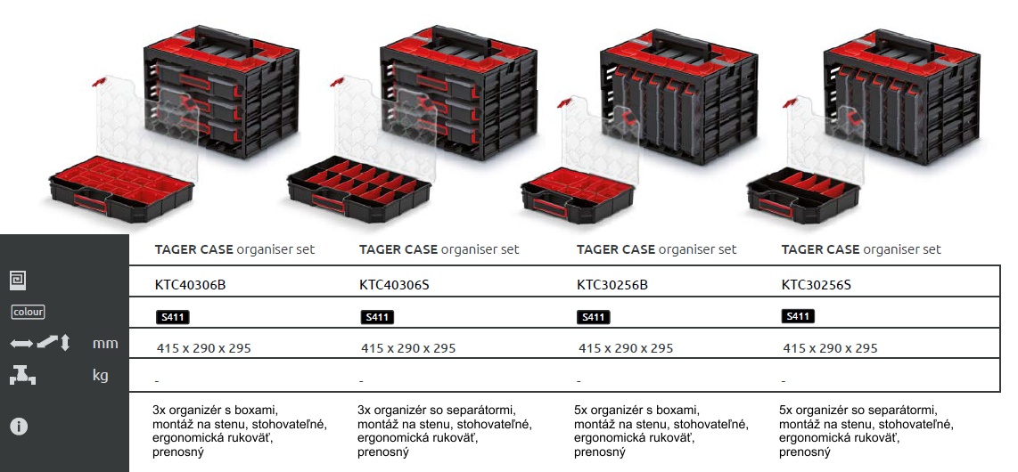 Kistenberg Target Case Organizéry