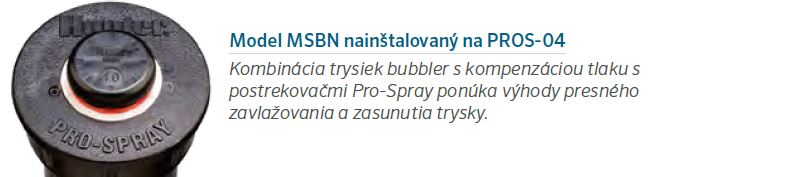 Hunter Bubbler MSBN tryska