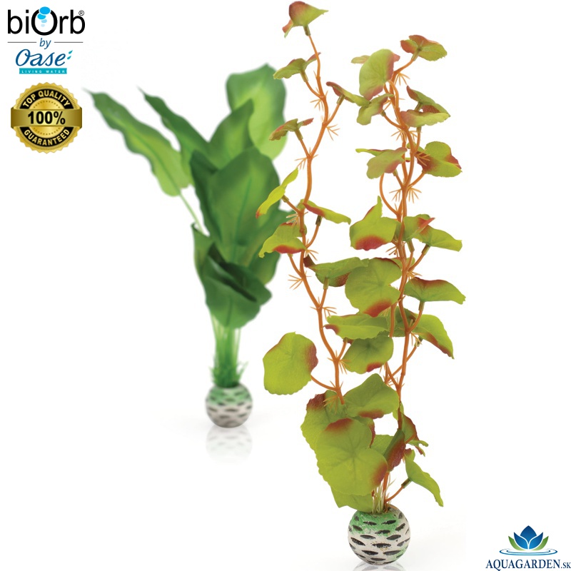 biOrb Silk Plant Set M Green - Akváriové rastlinky
