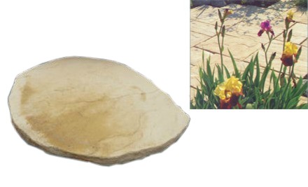 Šľapák 45 cm - Tesaný kameň