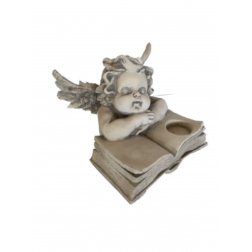 Betónová socha anjelik 16 cm – Dekorácia D88