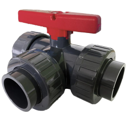 PVC-U trojcestn ventil lepenie 20mm
