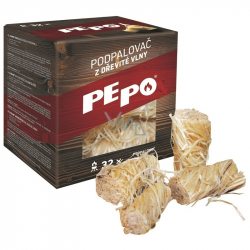 PePo podpaľovač 400g z prírodného dreva + vosk