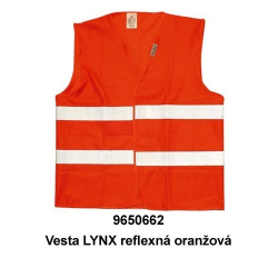 Reflexná vesta oranžová XL