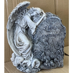 Anjel - S láskou spomíname - Betónová dekorácia Anjel - S láskou spomíname - Betónová dekorácia