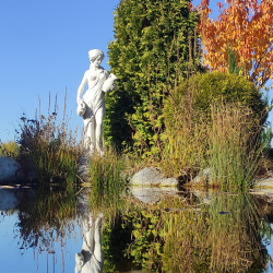 Ampolle z�hradn� bet�nov� socha