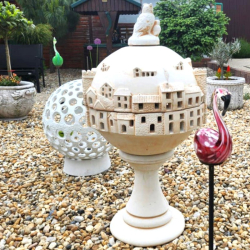 Lampa mesto - Betónová záhradná lampa Lampa mesto - Betónová záhradná lampa