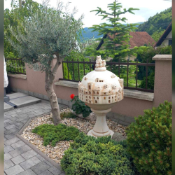 Lampa mesto - Betónová záhradná lampa Lampa mesto - Betónová záhradná lampa