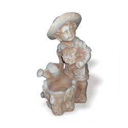 Betnov socha chlapca s klobkom 50 cm  Dekorcia D71