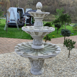Fontna F16 Biela patina - Zhradn fontna