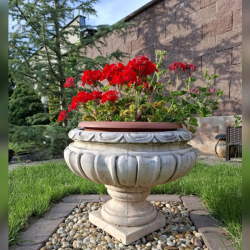 Záhradný betónový kvetináč K02 Záhradný betónový kvetináč K02