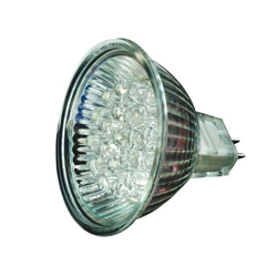 LED iarovka MR16 12V AC 2W GU5,3 White