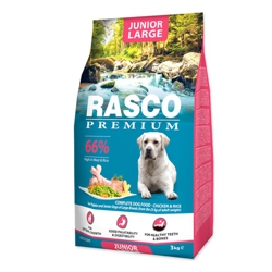 Rasco Dog Premium Junior Large 3kg - Krmivo pre psov