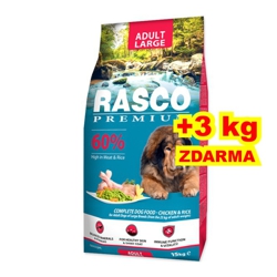 Rasco Dog Premium Adult Large Breed 15+3kg - Krmivo pre psov