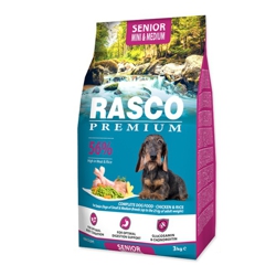 Rasco Dog Premium Senior Mini & Medium 3kg - Krmivo pre psov