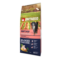 Ontario Dog Adult Large Chicken & Potatoes 12kg - Krmivo pre psov