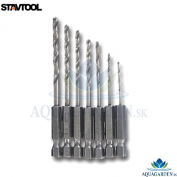Stavtool P26207 Sada vrtkov do kovu, 7 dielov