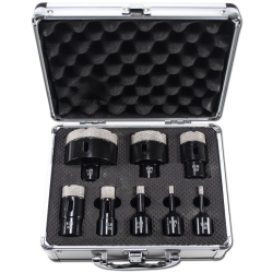 XTline XT170000 Sada vykruovacch diamantovch koruniek 6-68 mm, 8 dielov