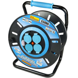 Richmann PC5987 Predlovac kbel na bubne 230V, 50m, 1,5mm2, 4 zsuvky