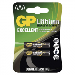 GP líthiová batéria AAA (FR03), 2 ks