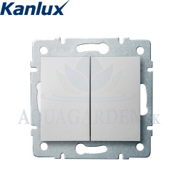 Kanlux Logi 25066 Biely - Združený lustrový vypínač č.5