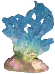 Koral modrý 10 cm - Dekorácia