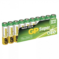 GP Super LR03 (AAA) - Alkalické batérie 10ks