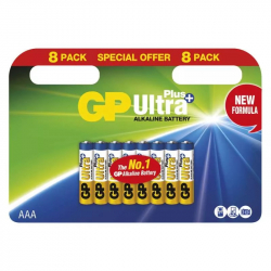 GP Ultra Plus LR03 (AAA) - Alkalické batérie 8ks