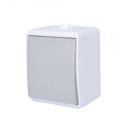 Solight vypna do vlhka IP54, .1 siv
