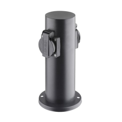 Z�hradn� st�pik PG10B elektrick�, 2x z�suvka, �ierny