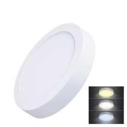 Solight LED panel prisaden CCT 18W, 1530lm, 3000-6000K, okrhly, 22,5cm