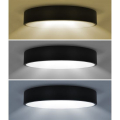 Solight LED stropn osvetlenie LECCE, 3CCT, 48W, 2900lm, 40cm, 3000/4000/6000K, ierna