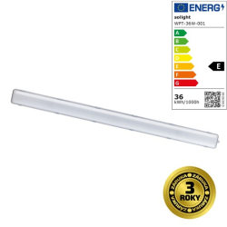 Solight LED osvetlenie prachotesn, IP65, 36W, 4200L, 5000K, 123cm, Lifud