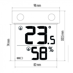 RST01278 Digitlny okenn teplomer