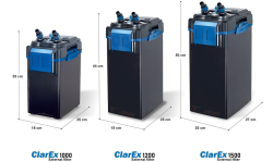 ClarEx vonkaj�� akv�riov� filter rozmery