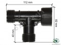 T-kus MTT 1  Pripojovacia tvarovka - Rozmery