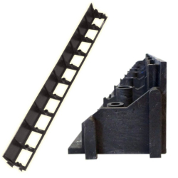 Neviditen plastov obrubnk 100