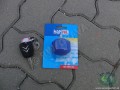 Prevzdušňovací kameň Ball 5 cm - Porovnanie veľkosti s kľúčami od auta