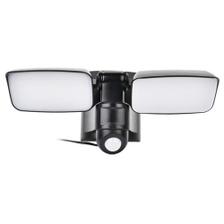 Solight WO7203 LED sol�rne svetlo so senzorom, 9W, 850lm, 4000K, Li-Ion, �ierna