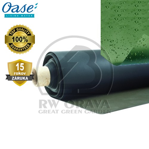 AlfaFol - PVC jazierková fólia 1,0 mm, 6 x 25  (olivová zelená)