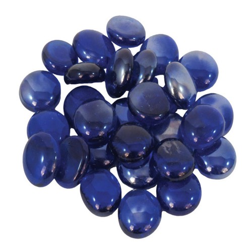 Sklenené ploskáčiky 300g – Tmavo modré