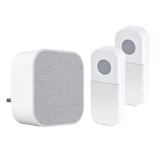 Solight 1L74DT bezdr�tov� zvon�ek 230V, 2 tla�idl� na bat�riu